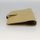 LOUIS VUITTON Vernis Agenda PM Day Planner Cover Beige R21001 LV Auth BA11326-5