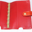 LOUIS VUITTON Vernis Agenda PM Tagesplaner-Einband Rouge R21003 LV Auth BA11327-19