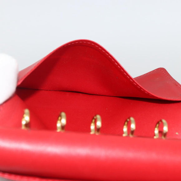 LOUIS VUITTON Vernis Agenda PM Tagesplaner-Einband Rouge R21003 LV Auth BA11327