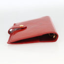 LOUIS VUITTON Vernis Agenda PM Tagesplaner-Einband Rouge R21003 LV Auth BA11327-5