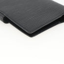 LOUIS VUITTON Epi Agenda PM Day Planner Cover Black R20092 LV Auth BA11328-11