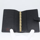 LOUIS VUITTON Epi Agenda PM Day Planner Cover Black R20092 LV Auth BA11328-13