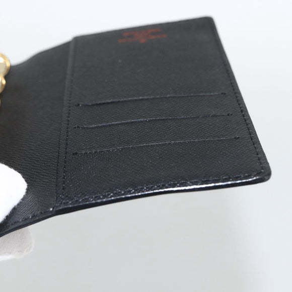 LOUIS VUITTON Epi Agenda PM Day Planner Cover Black R20092 LV Auth BA11328