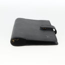 LOUIS VUITTON Epi Agenda PM Day Planner Cover Black R20092 LV Auth BA11328-7