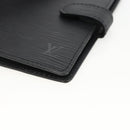 LOUIS VUITTON Epi Agenda PM Day Planner Cover Black R20092 LV Auth BA11328-8