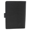 LOUIS VUITTON Epi Agenda PM Day Planner Cover Black R20092 LV Auth BA11329-2