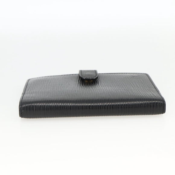 LOUIS VUITTON Epi Agenda PM Day Planner Cover Black R20092 LV Auth BA11329