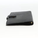 LOUIS VUITTON Epi Agenda PM Day Planner Cover Black R20092 LV Auth BA11329-5