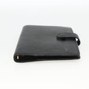 LOUIS VUITTON Epi Agenda PM Day Planner Cover Black R20092 LV Auth BA11329-6
