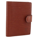 LOUIS VUITTON Epi Agenda Mini Day Planner Cover Brown LV Auth BA11330-1