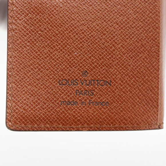 LOUIS VUITTON Epi Agenda Mini Day Planner Cover Brown LV Auth BA11330