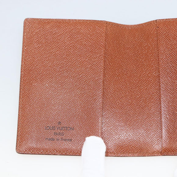 LOUIS VUITTON Epi Agenda Mini Day Planner Cover Brown LV Auth BA11330