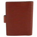 LOUIS VUITTON Epi Agenda Mini Day Planner Cover Brown LV Auth BA11330-3