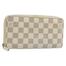 LOUIS VUITTON Damier Azur Zippy Wallet Long Wallet N60019 LV Auth BA11336-1