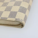 LOUIS VUITTON Damier Azur Zippy Wallet Long Wallet N60019 LV Auth BA11336-16