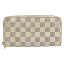 LOUIS VUITTON Damier Azur Zippy Wallet Long Wallet N60019 LV Auth BA11336-13