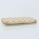 LOUIS VUITTON Damier Azur Zippy Wallet Long Wallet N60019 LV Auth BA11336-5