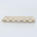 LOUIS VUITTON Damier Azur Zippy Wallet Long Wallet N60019 LV Auth BA11336-6