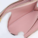 LOUIS VUITTON Monogram Empreinte Zippy Wallet Wallet Pink M64090 LV Auth BA11337-18