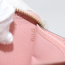 LOUIS VUITTON Monogram Empreinte Zippy Wallet Wallet Pink M64090 LV Auth BA11337-12