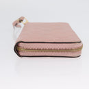 LOUIS VUITTON Monogram Empreinte Zippy Wallet Wallet Pink M64090 LV Auth BA11337-3