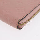 LOUIS VUITTON Monogram Empreinte Zippy Wallet Wallet Pink M64090 LV Auth BA11337-14