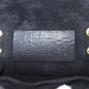 Gianni Versace Belt Pouch Leather Black Gold Auth BA11338-11