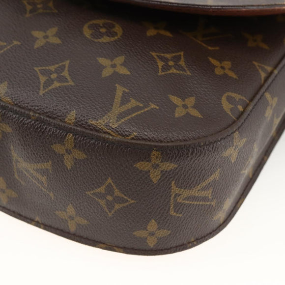 LOUIS VUITTON Monogram Saint Cloud GM Umhängetasche M51242 LV Auth BA11343
