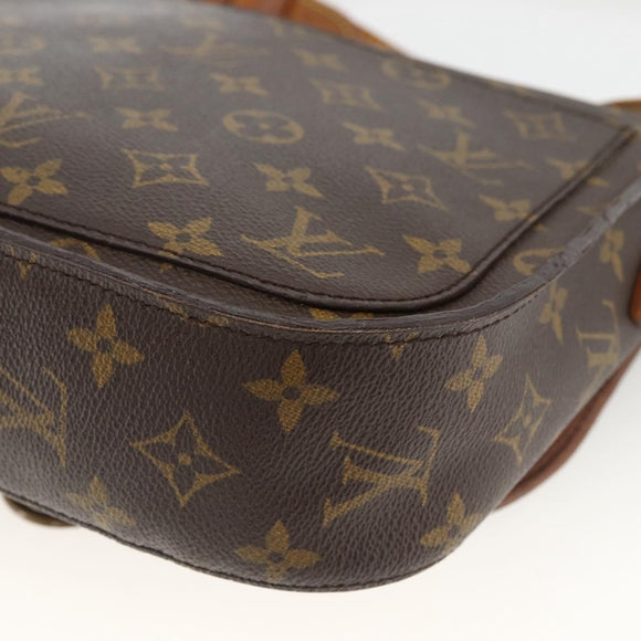 LOUIS VUITTON Monogram Saint Cloud GM Umhängetasche M51242 LV Auth BA11343