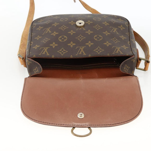 LOUIS VUITTON Monogram Saint Cloud GM Umhängetasche M51242 LV Auth BA11343