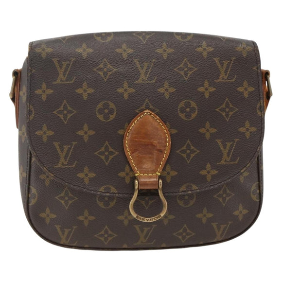 LOUIS VUITTON Monogram Saint Cloud GM Umhängetasche M51242 LV Auth BA11343