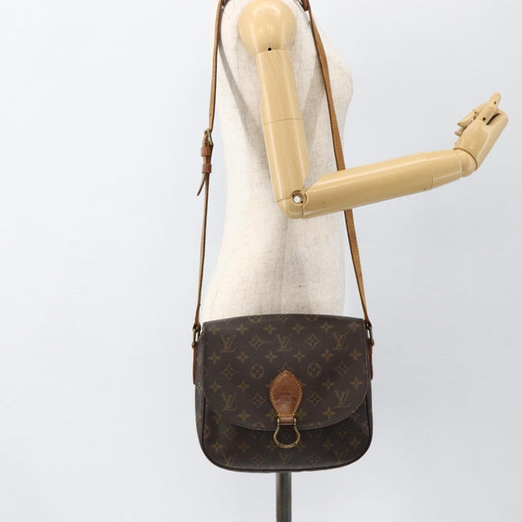 LOUIS VUITTON Monogram Saint Cloud GM Umhängetasche M51242 LV Auth BA11343