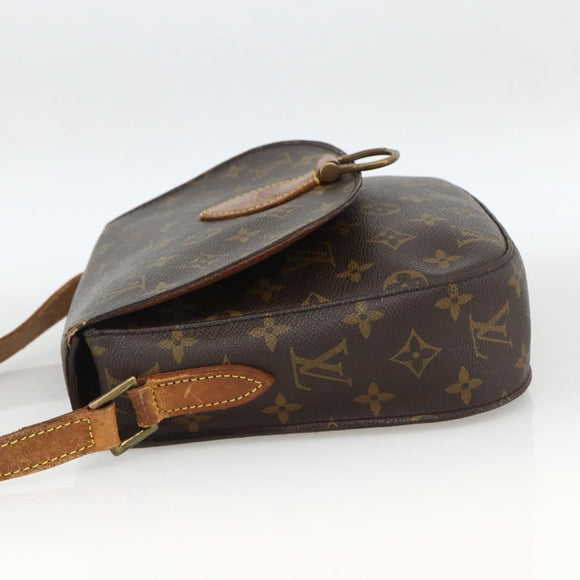LOUIS VUITTON Monogram Saint Cloud GM Umhängetasche M51242 LV Auth BA11343