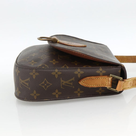 LOUIS VUITTON Monogram Saint Cloud GM Umhängetasche M51242 LV Auth BA11343