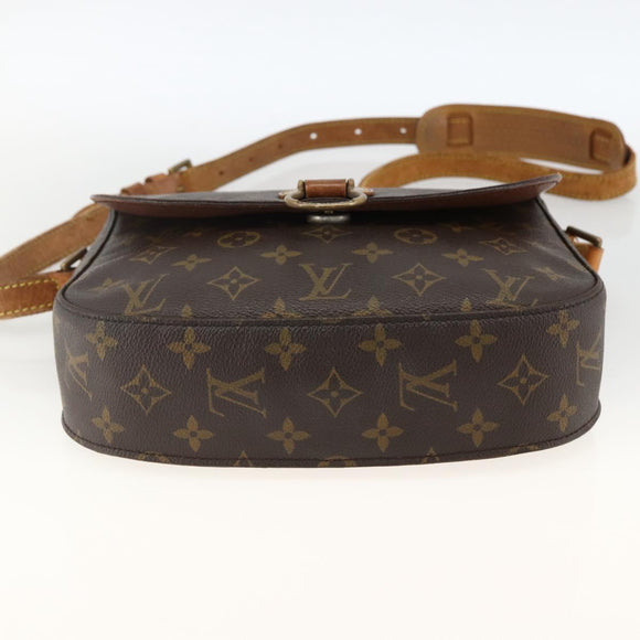 LOUIS VUITTON Monogram Saint Cloud GM Umhängetasche M51242 LV Auth BA11343