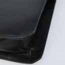 Salvatore Ferragamo Vala Shoulder Bag Leather Black Gold Auth BA11344-9