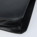 Salvatore Ferragamo Vala Shoulder Bag Leather Black Gold Auth BA11344-15