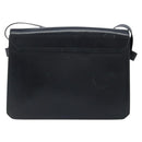 Salvatore Ferragamo Vala Shoulder Bag Leather Black Gold Auth BA11344-2