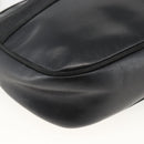Salvatore Ferragamo Vala Shoulder Bag Leather Black Gold Auth BA11345-14