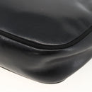 Salvatore Ferragamo Vala Shoulder Bag Leather Black Gold Auth BA11345-15