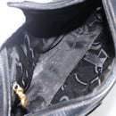 Salvatore Ferragamo Vala Shoulder Bag Leather Black Gold Auth BA11345-11