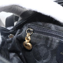 Salvatore Ferragamo Vala Shoulder Bag Leather Black Gold Auth BA11345-19
