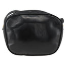 Salvatore Ferragamo Vala Shoulder Bag Leather Black Gold Auth BA11345-2