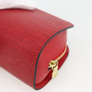 LOUIS VUITTON Epi Dauphine PM Pouch Castilian Red M48447 LV Auth BA11348-15