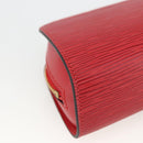 LOUIS VUITTON Epi Dauphine PM Pouch Castilian Red M48447 LV Auth BA11348-16
