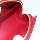 LOUIS VUITTON Epi Dauphine PM Pouch Castilian Red M48447 LV Auth BA11348-17