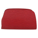 LOUIS VUITTON Epi Dauphine PM Pouch Castilian Red M48447 LV Auth BA11348-2