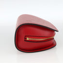 LOUIS VUITTON Epi Dauphine PM Pouch Castilian Red M48447 LV Auth BA11348-4