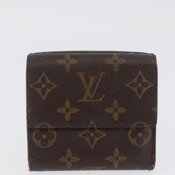 LOUIS VUITTON Monogram Portemonnee Set van 2 LV Auth BA11350