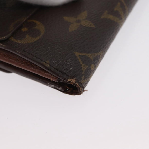 LOUIS VUITTON Monogram Portemonnee Set van 2 LV Auth BA11350